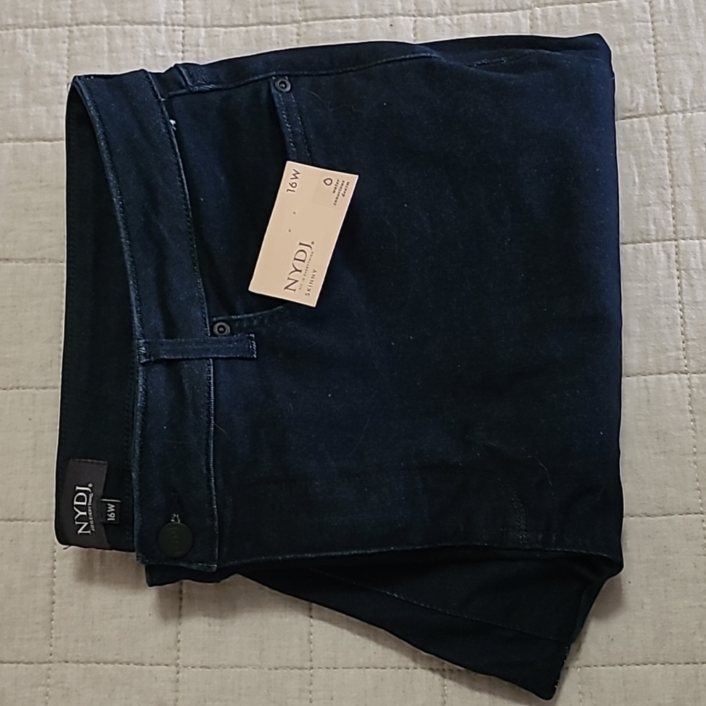 New NYDJ Dark Wash Skinny Jeans